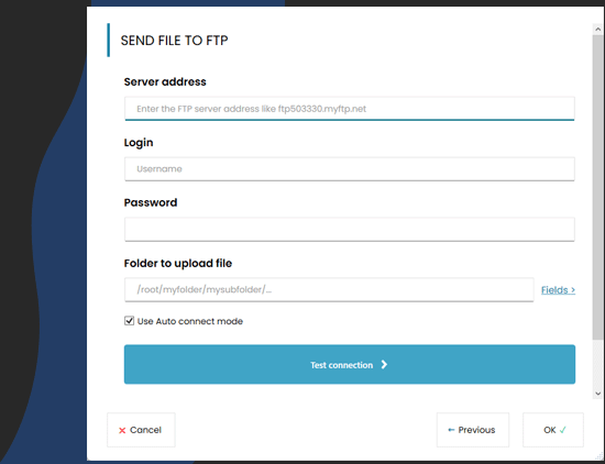 Upload file to FTP